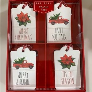 Rae Dunn Christmas gift tags